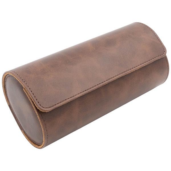 Ur opbevaringsskrin til 3 ure, brun kunstlæder - Urma.dk