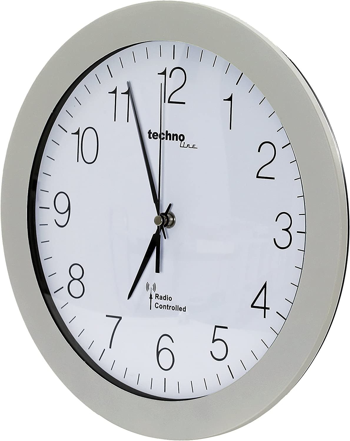 Vægur radiostyret 30 cm - Grå - Urma.dk