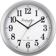 Vægur radiostyret lydløs - Grå - Ø 28 cm - Urma.dk