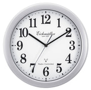 Vægur radiostyret lydløs - Hvid - Ø 28 cm - Urma.dk