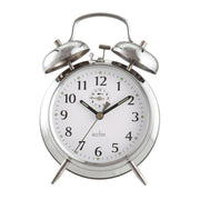 Vækkeur med optræk og klokker - 17 x 12 x 6 cm - Urma.dk