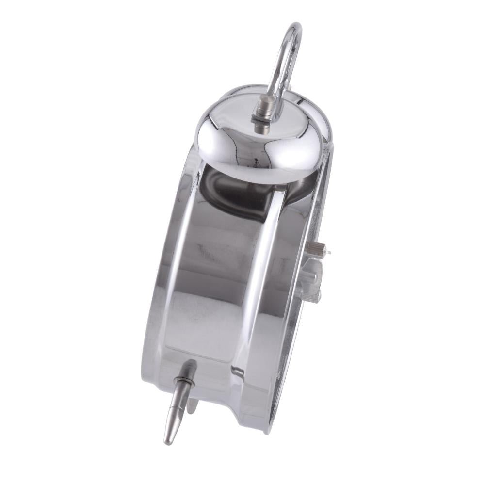 Vækkeur med optræk og klokker - 17 x 12 x 6 cm - Urma.dk