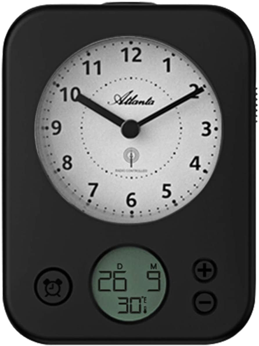 Vækkeur radiostyret med digital minutur - Urma.dk