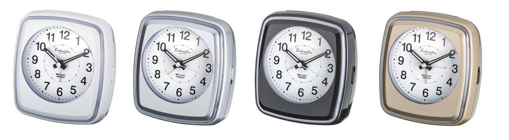 Vækkeure med lydløs sekundviser og melodisk alarm - Urma.dk