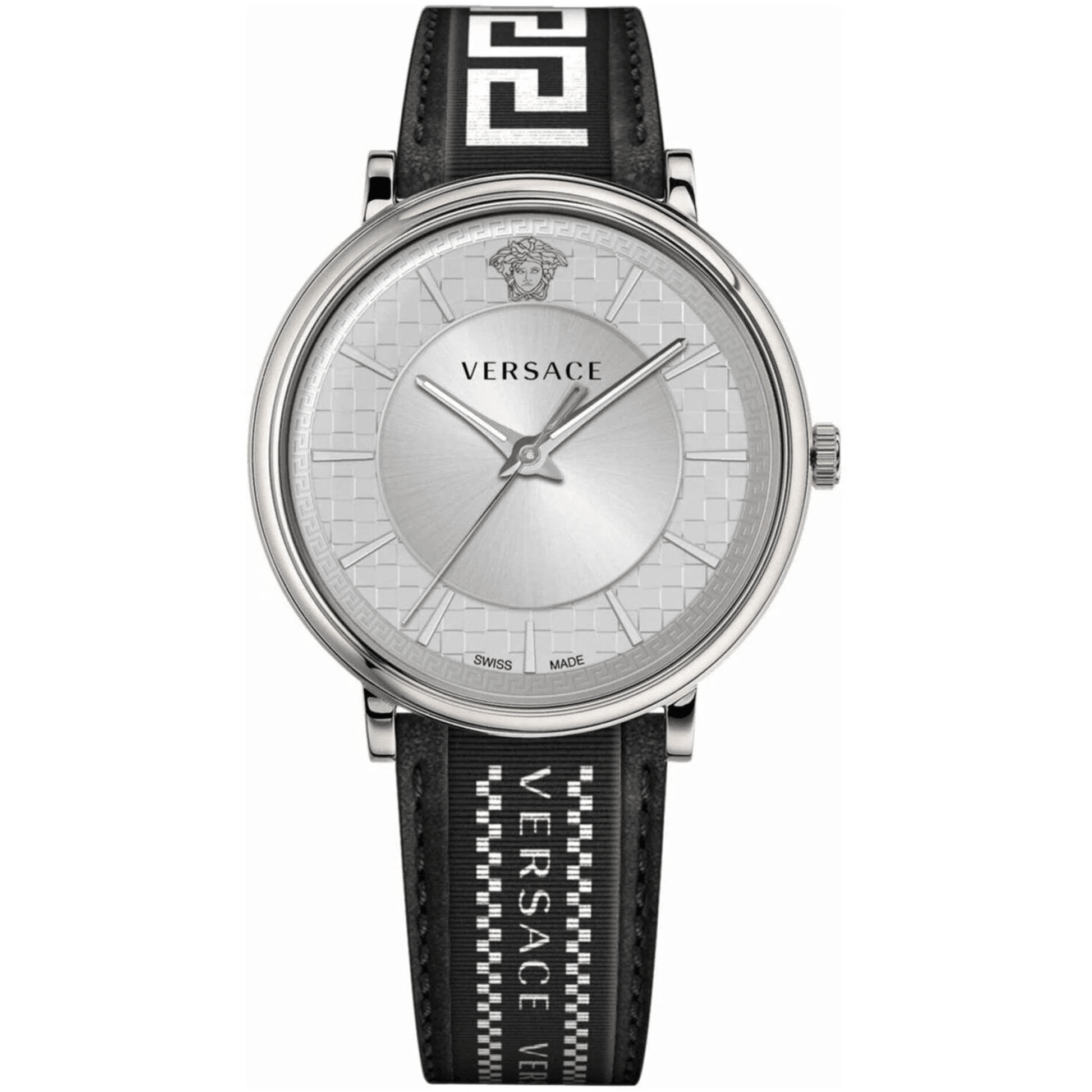 Versace Herre Rustfrit Stål Sort/Sølvgrå Ur VE5A01021 - Urma.dk