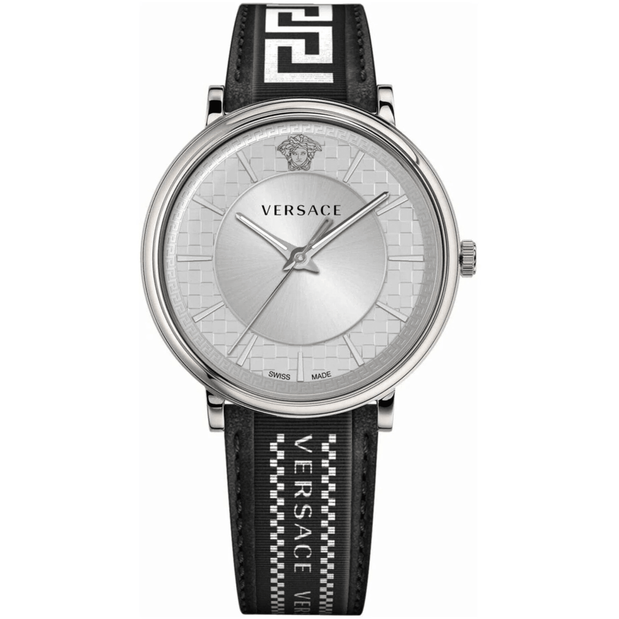 Versace Herre Rustfrit Stål Sort/Sølvgrå Ur VE5A01021 - Urma.dk