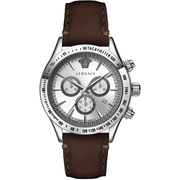 Versace Herreur Rustfrit Stål Brun/Sølvgrå Kronograf VEV700119 - Urma.dk