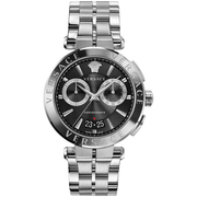 Versace Herreur Rustfrit Stål Sort Kronograf VE1D02623 - Urma.dk