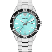 Versace Herreur Rustfrit Stål Turkis Analog VEYCA0324 - Urma.dk