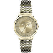 Versace Unisex Rustfrit Stål Guldfarvet/Beige Ur VE5A00720 - Urma.dk