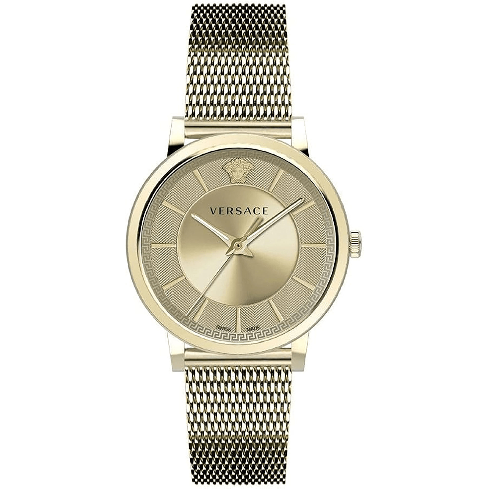 Versace Unisex Rustfrit Stål Guldfarvet/Beige Ur VE5A00720 - Urma.dk
