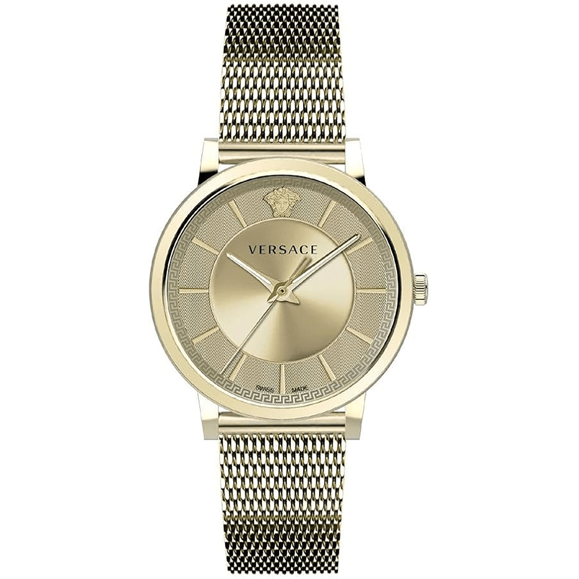 Versace Unisex Rustfrit Stål Guldfarvet/Beige Ur VE5A00720 - Urma.dk