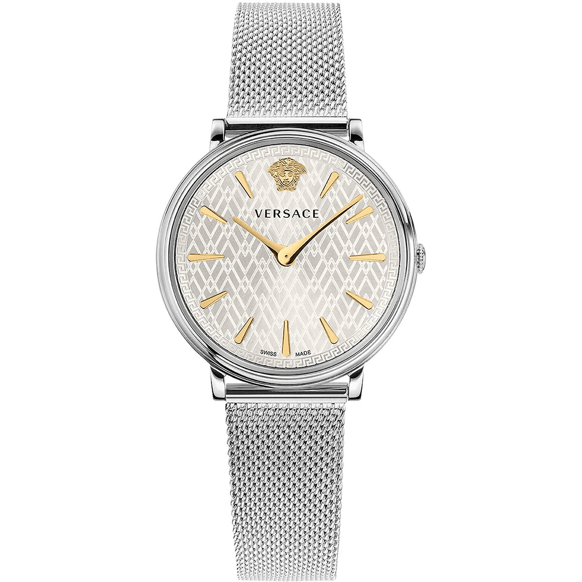 Versace Unisex Rustfrit Stål Sølvgrå Ur VE8100519 - Urma.dk