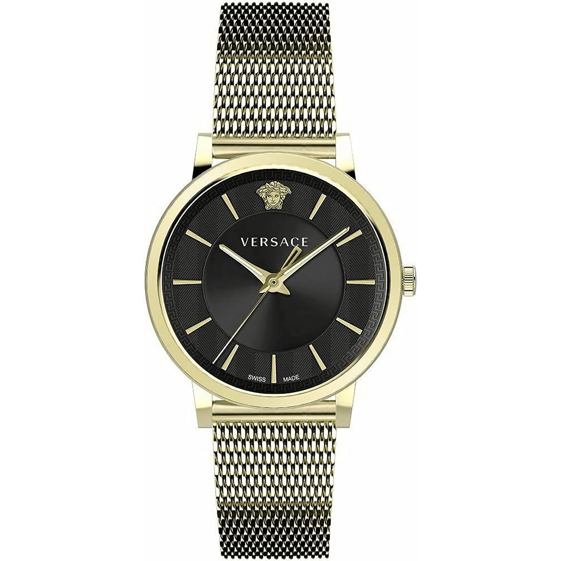 Versace Unisex Rustfrit Stål Sort/Guldfarvet Ur VE5A00920 - Urma.dk