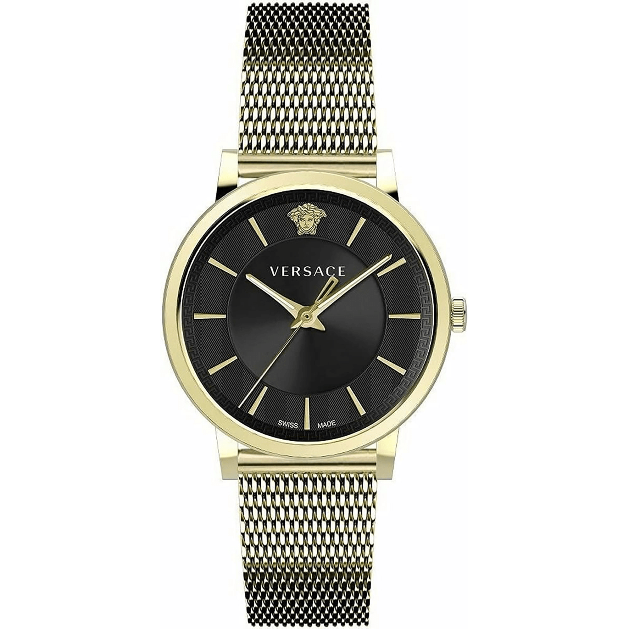 Versace Unisex Rustfrit Stål Sort/Guldfarvet Ur VE5A00920 - Urma.dk