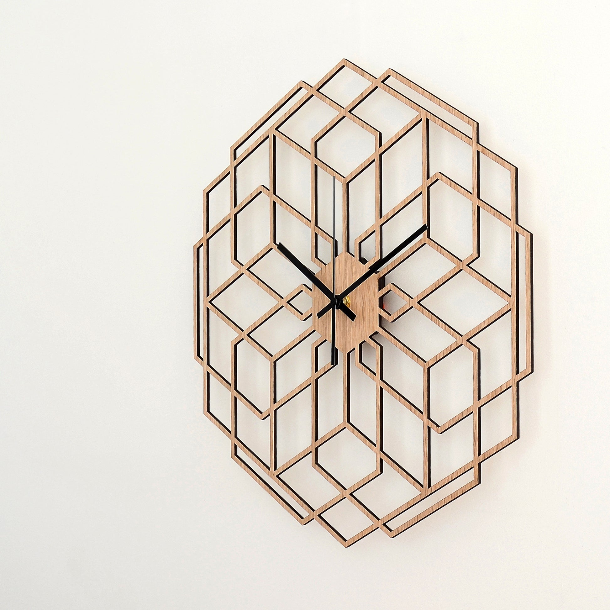 Vægur Hexaflower Håndlavet 43 cm