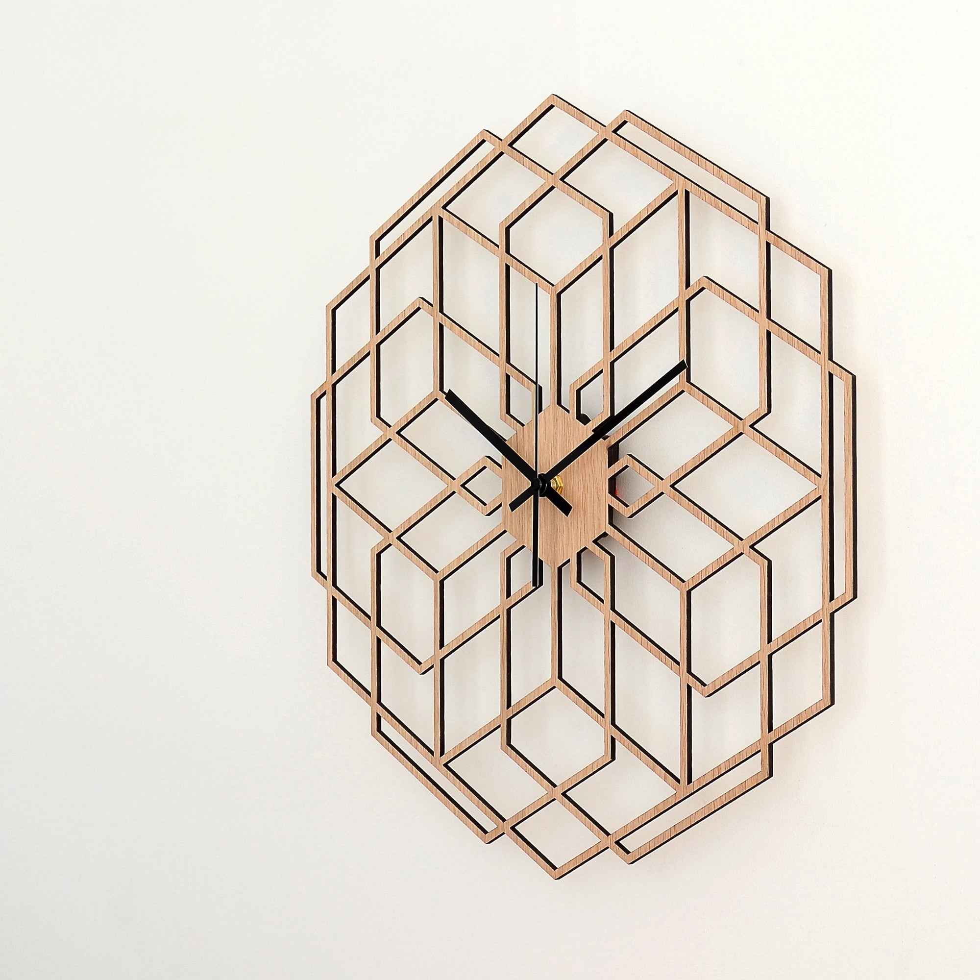 Vægur Hexaflower Håndlavet 43 cm