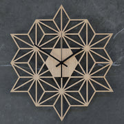 Vægur Snowflake håndlavet 43 cm